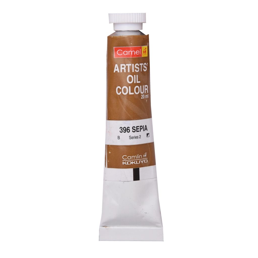 Camel Artists' Oil Colour - Sepia (396) - Tube of 20 ML