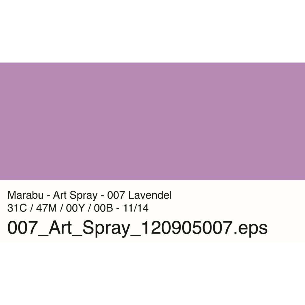 Marabu Art Spray - Acrylic Paint - 50 ML Spray Bottle - Lavender (007)