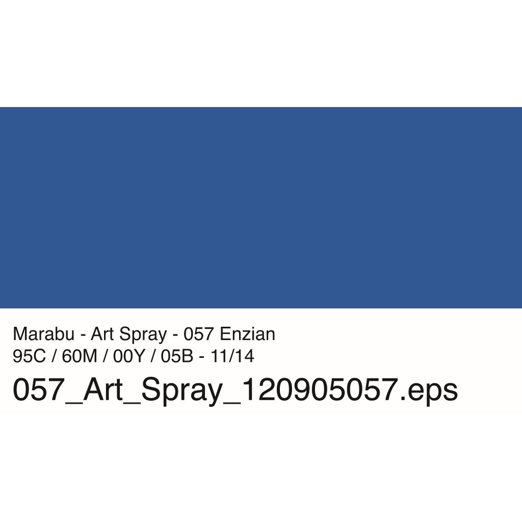 Marabu Art Spray - Acrylic Paint - 50 ML Spray Bottle - Gentian (057)