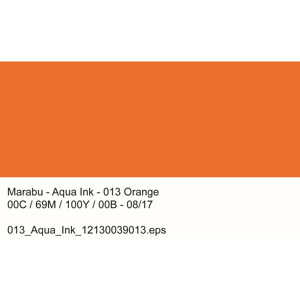 Marabu Graphix Aqua Ink - Bottle of 15 ML - Orange (013)