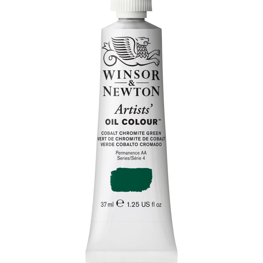 Winsor & Newton Artists' Oil Colour - Tube of 37 ML - Cobalt Chromite Green (183)