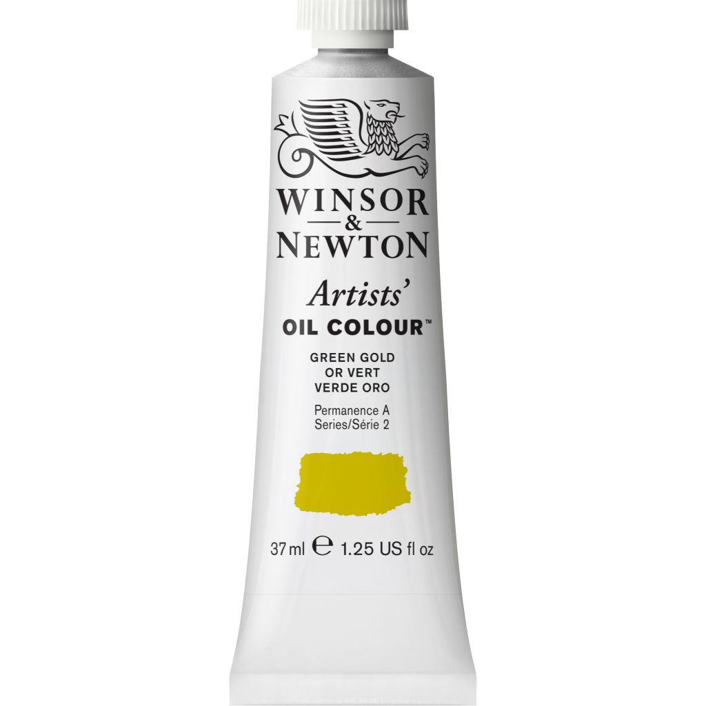 Winsor & Newton Artists' Oil Colour - Tube of 37 ML - Green Gold (294)