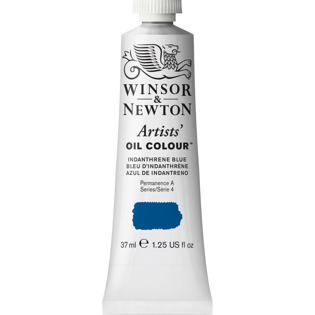 Winsor & Newton Artists' Oil Colour - Tube of 37 ML - Indanthrene Blue (321)