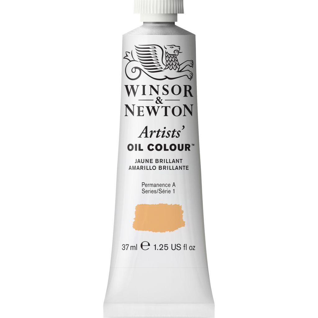 Winsor & Newton Artists' Oil Colour - Tube of 37 ML - Jaune Brillant (333)