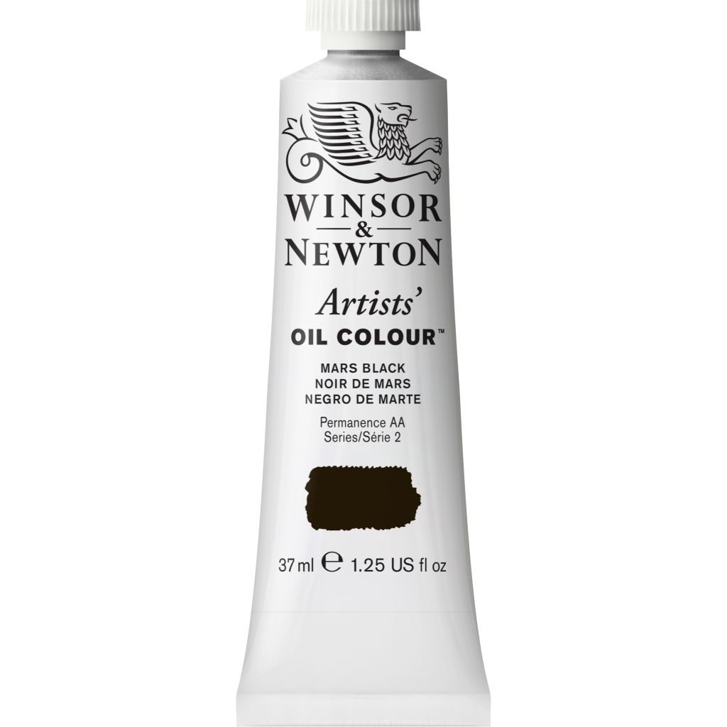 Winsor & Newton Artists' Oil Colour - Tube of 37 ML - Mars Black (386)