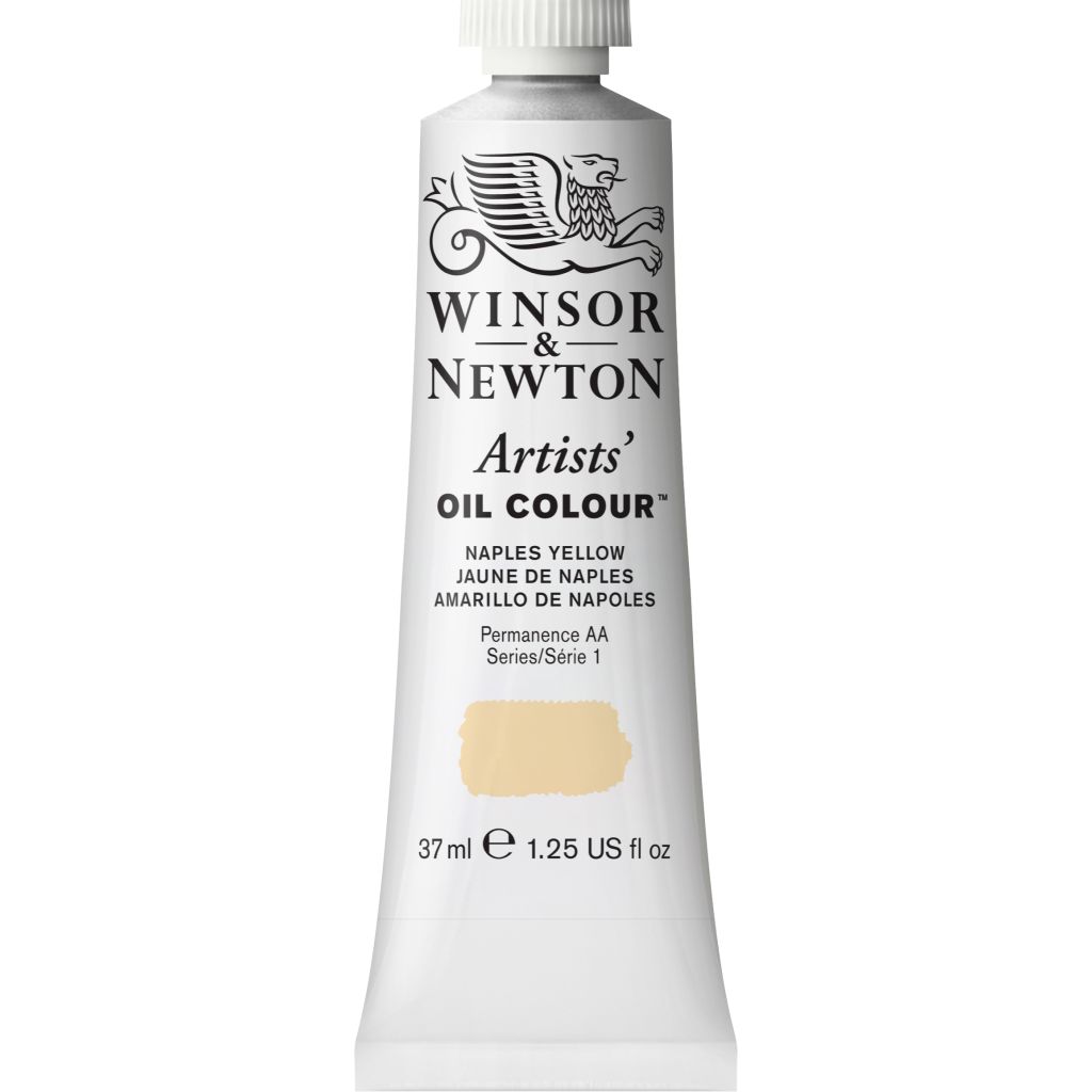 Winsor & Newton Artists' Oil Colour - Tube of 37 ML - Naples Yellow (422)