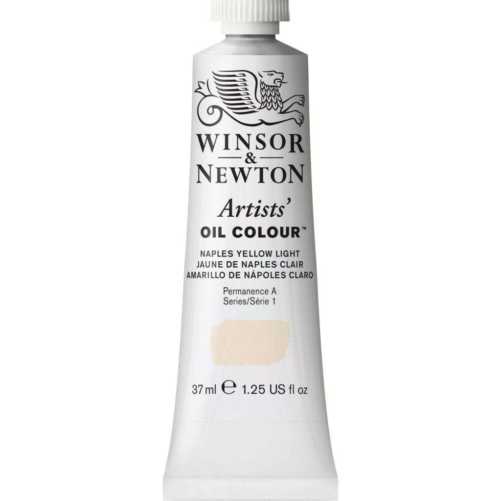 Winsor & Newton Artists' Oil Colour - Tube of 37 ML - Naples Yellow Light (426)