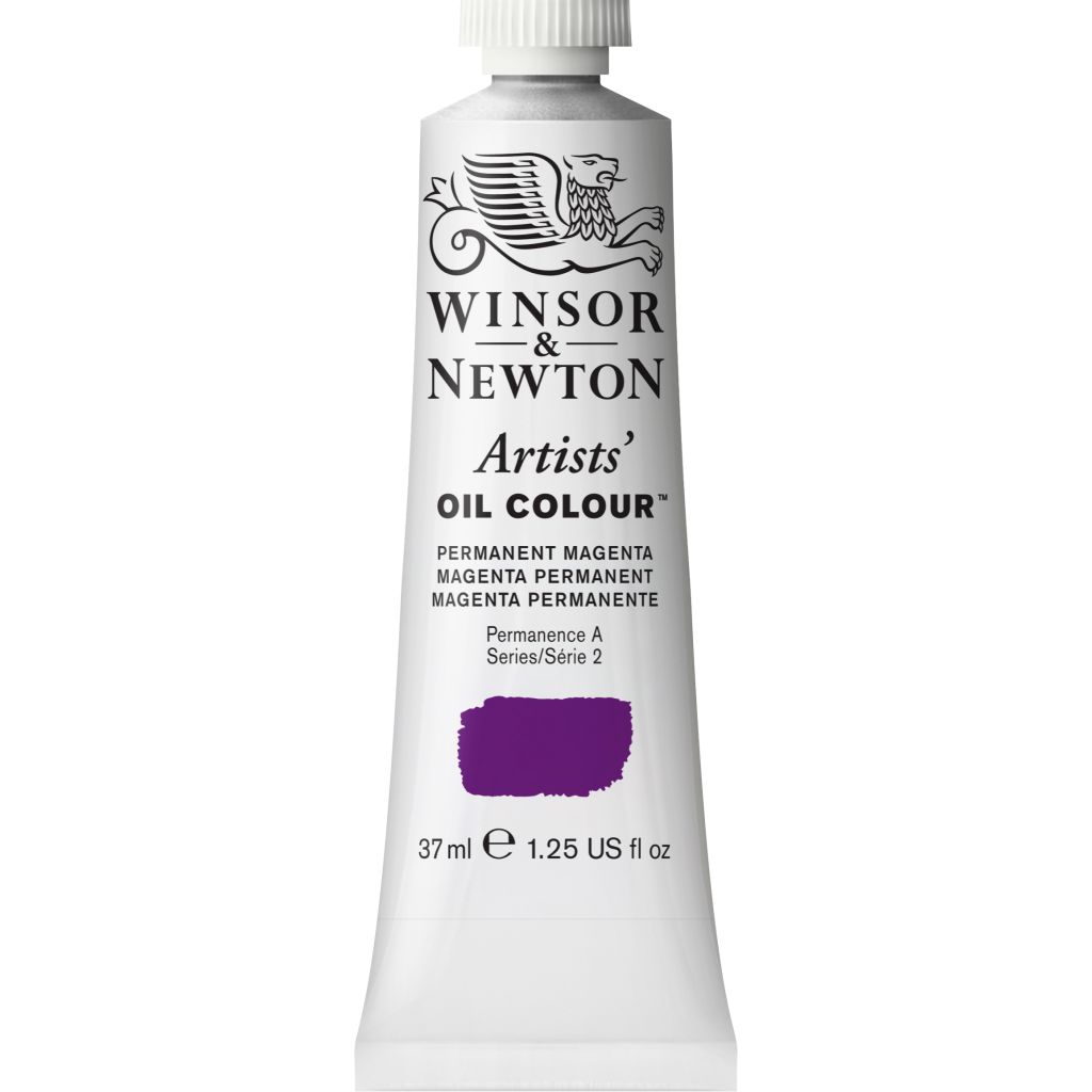 Winsor & Newton Artists' Oil Colour - Tube of 37 ML - Permanent Magenta (489)