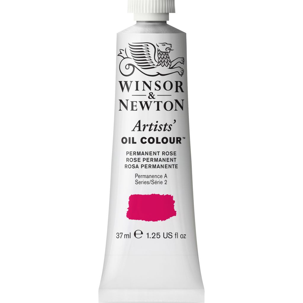 Winsor & Newton Artists' Oil Colour - Tube of 37 ML - Permanent Rose (502)