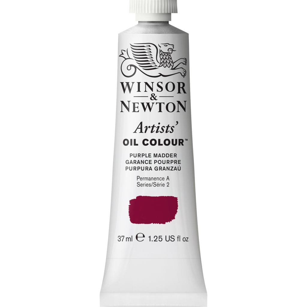 Winsor & Newton Artists' Oil Colour - Tube of 37 ML - Purple Madder (543)