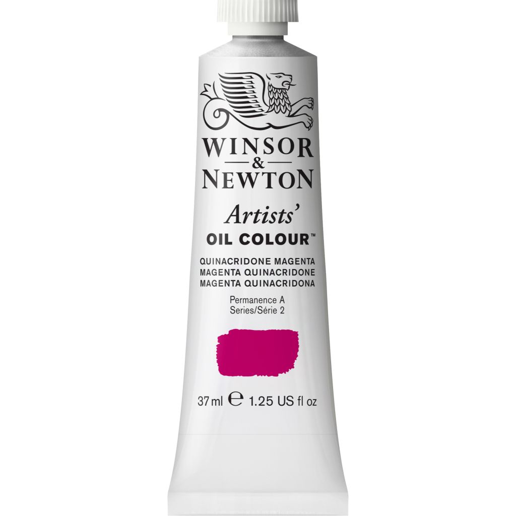 Winsor & Newton Artists' Oil Colour - Tube of 37 ML - Quinacridone Magenta (545)