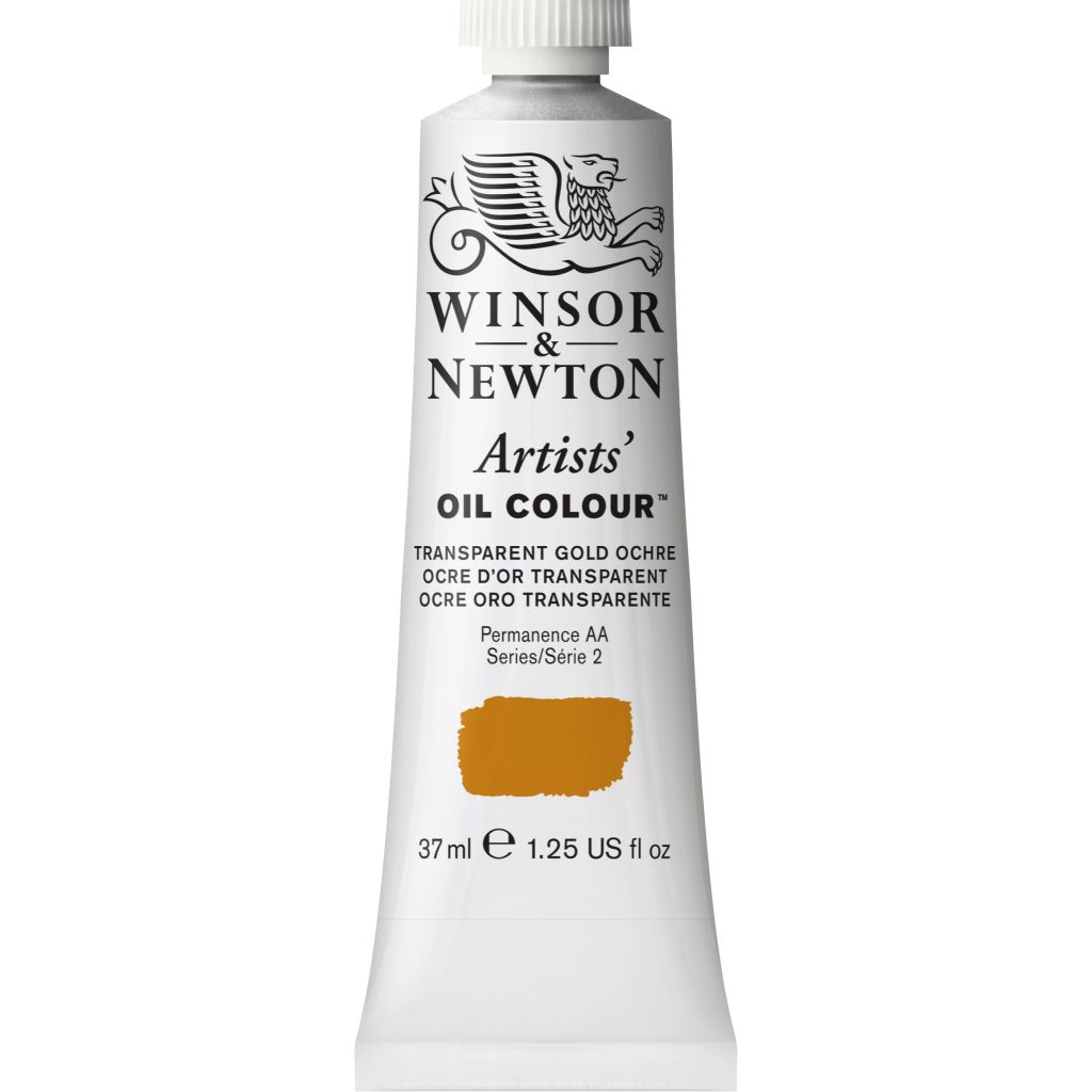 Winsor & Newton Artists' Oil Colour - Tube of 37 ML - Transparent Gold Ochre (646)