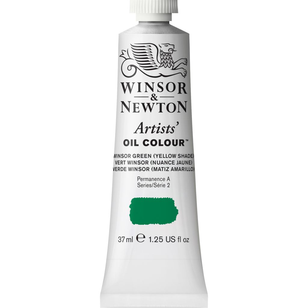 Winsor & Newton Artists' Oil Colour - Tube of 37 ML - Winsor Green Yellow Shade (721)