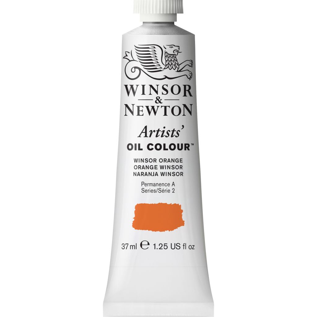 Winsor & Newton Artists' Oil Colour - Tube of 37 ML - Winsor Orange (724)