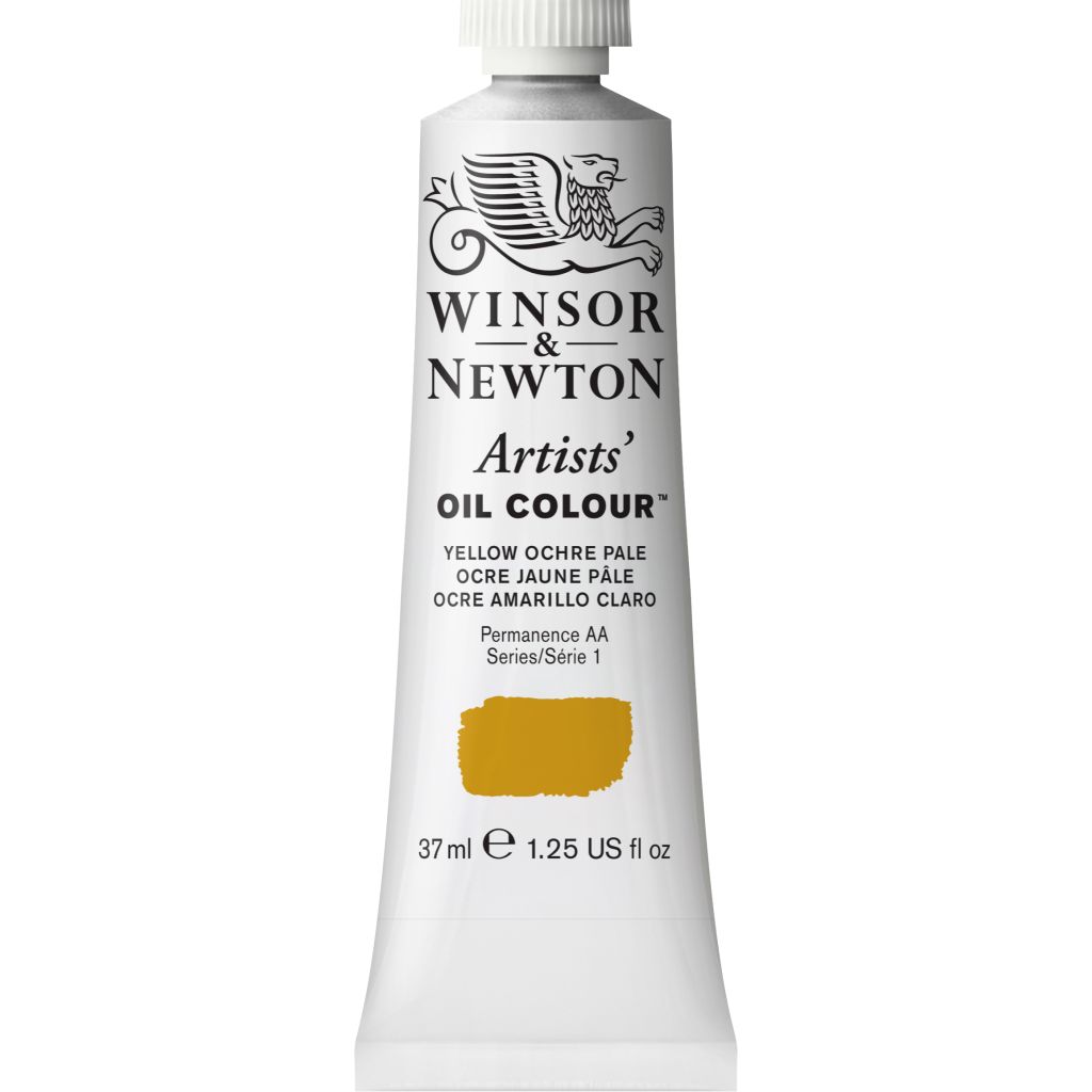 Winsor & Newton Artists' Oil Colour - Tube of 37 ML - Yellow Ochre Pale (746)