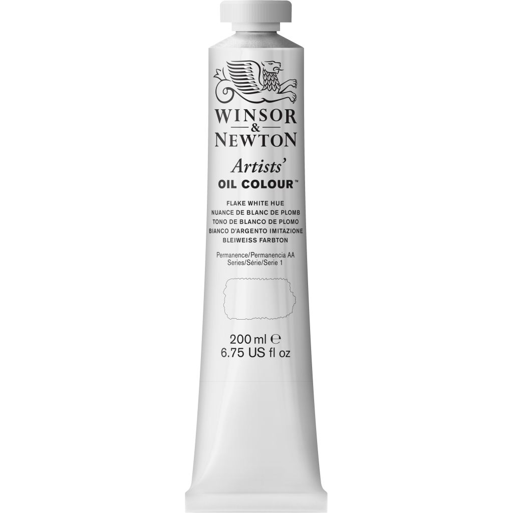 Winsor & Newton Artists' Oil Colour - Tube of 200 ML - Flake White Hue (242)