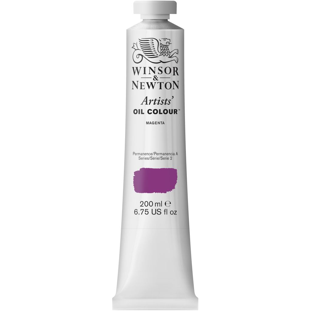 Winsor & Newton Artists' Oil Colour - Tube of 200 ML - Magenta (380)