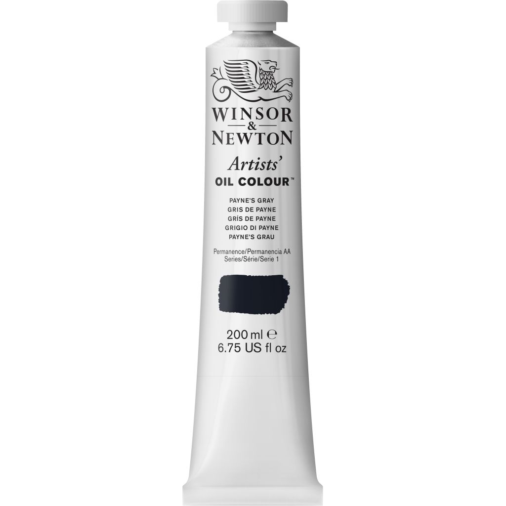 Winsor & Newton Artists' Oil Colour - Tube of 200 ML - Payne's Gray (465)