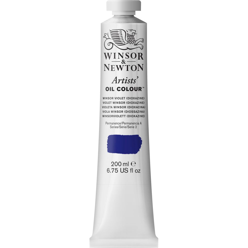 Winsor & Newton Artists' Oil Colour - Tube of 200 ML - Winsor Violet Dioxazine (733)