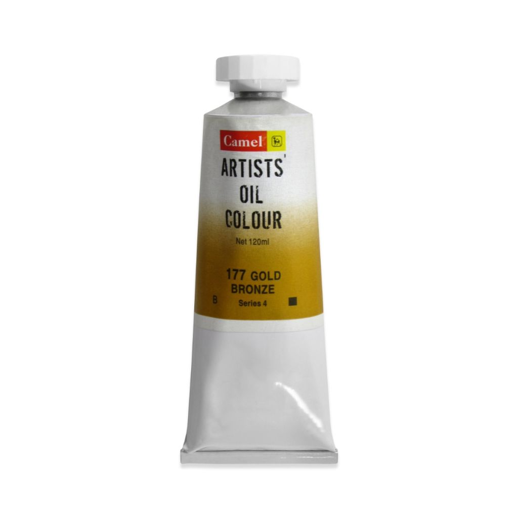 Camel Artists' Oil Colour - Gold Bronze (177) - Tube of 120 ML