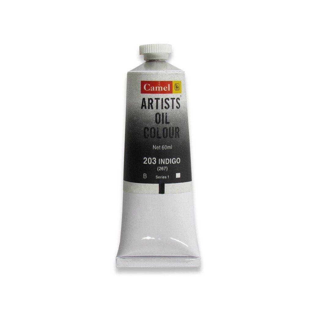 Camel Artists' Oil Colour - Indigo (203) - Tube of 120 ML