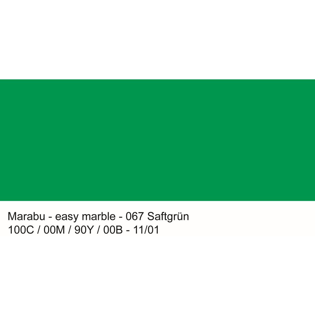 Marabu Easy Marble - Marbling Paint - Bottle of 15 ML - Rich Green (067)