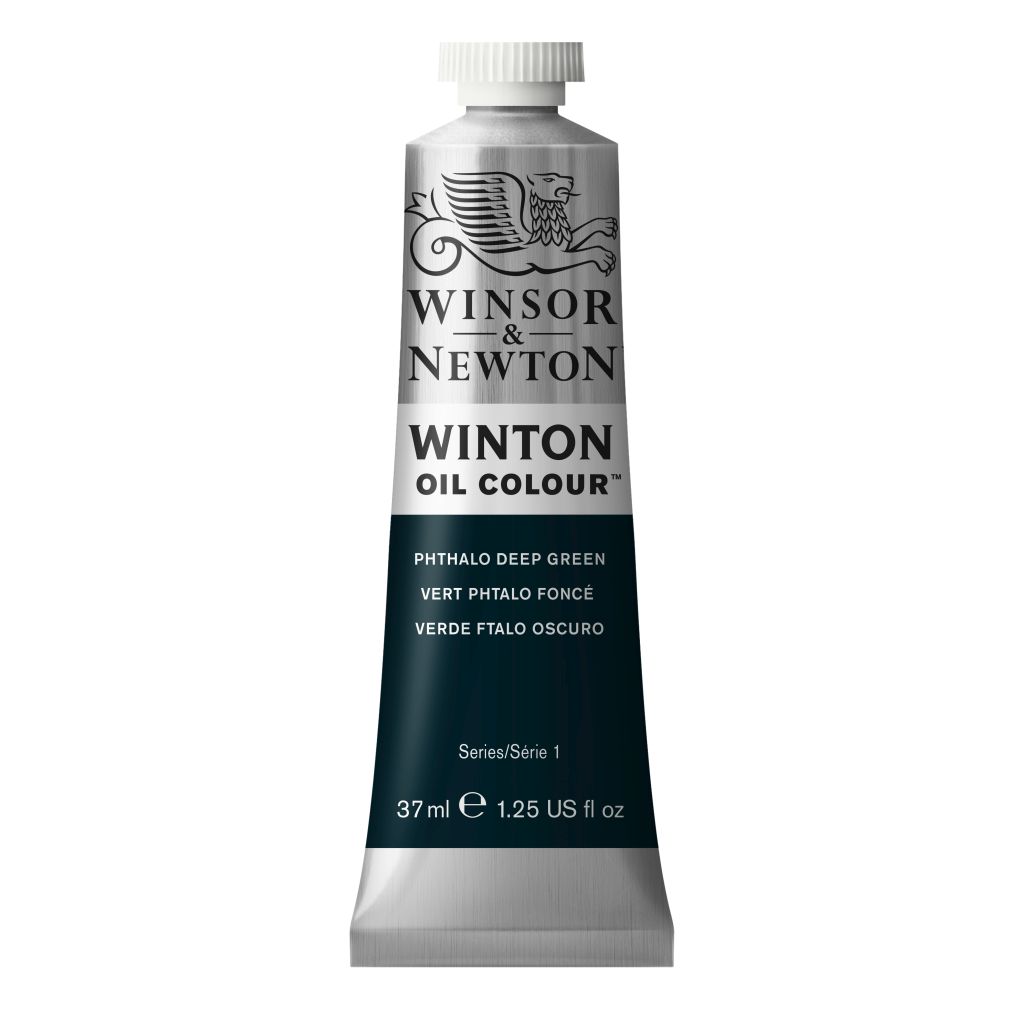 Winsor & Newton Winton Oil Colour - Tube of 37 ML - Phthalo Deep Green (048)