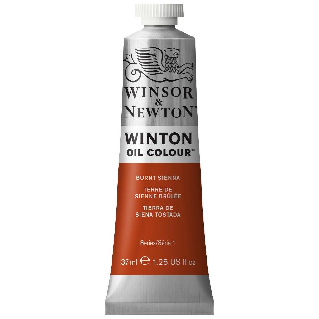 Winsor & Newton Winton Oil Colour - Tube of 37 ML - Burnt Sienna (074)