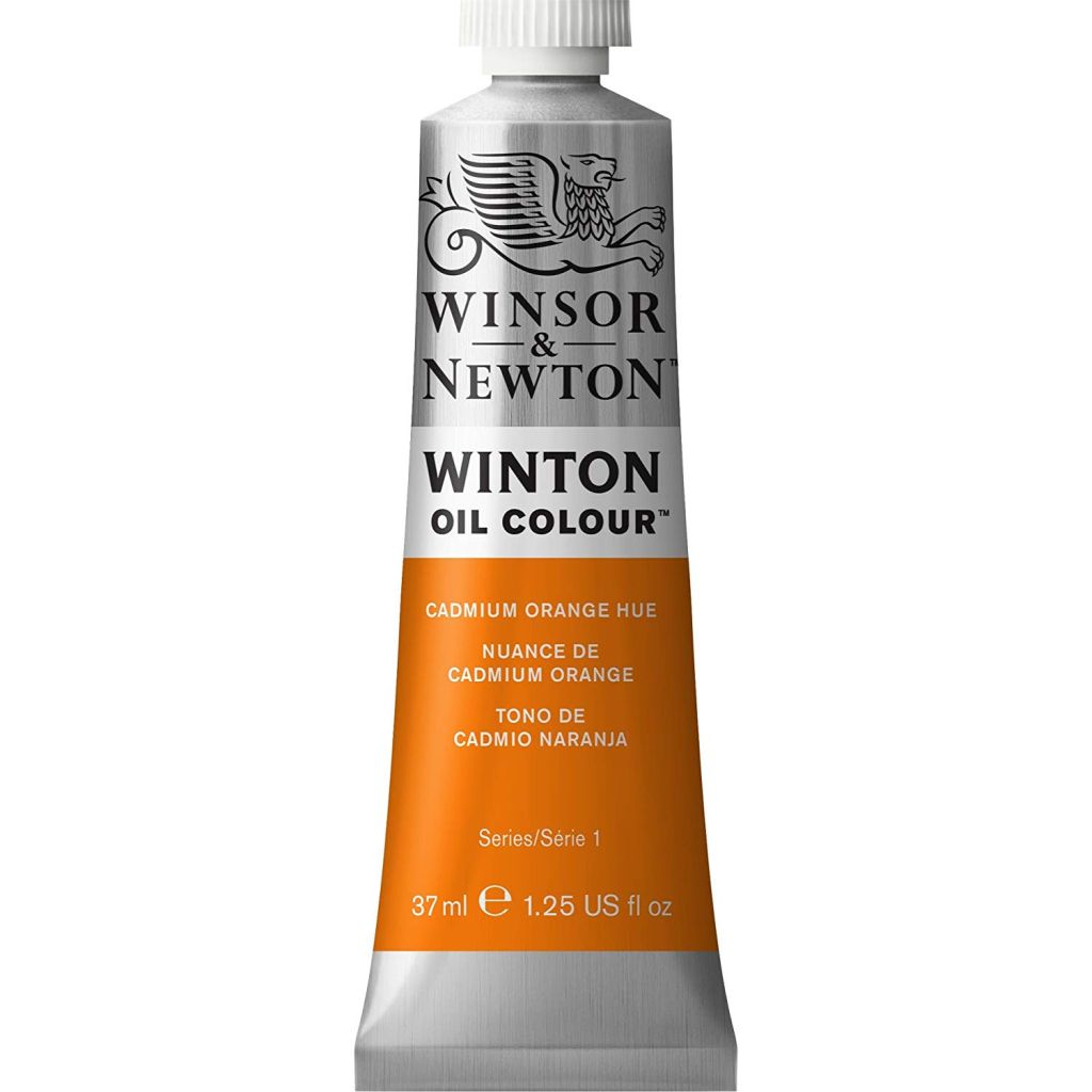 Winsor & Newton Winton Oil Colour - Tube of 37 ML - Cadmium Orange Hue (090)