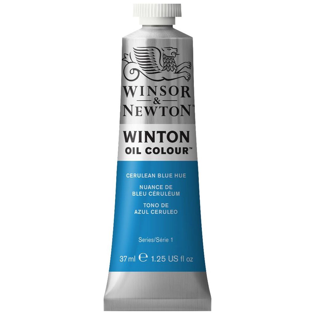 Winsor & Newton Winton Oil Colour - Tube of 37 ML - Cerulean Blue Hue (138)