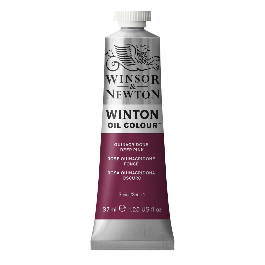 Winsor & Newton Winton Oil Colour - Tube of 37 ML - Quinacridone Deep Pink (250)