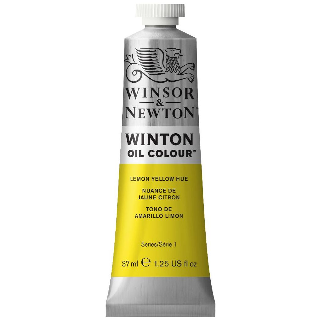 Winsor & Newton Winton Oil Colour - Tube of 37 ML - Lemon Yellow Hue (346)