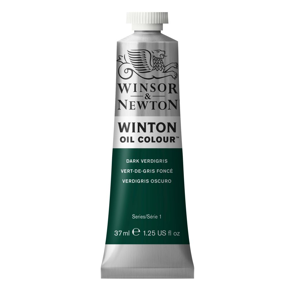 Winsor & Newton Winton Oil Colour - Tube of 37 ML - Dark Verdigris (405)