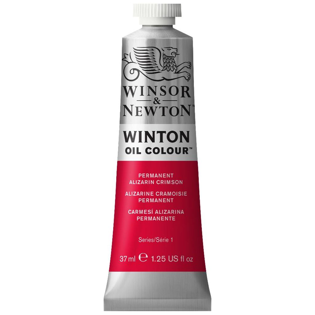 Winsor & Newton Winton Oil Colour - Tube of 37 ML - Permanent Alizarin Crimson (468)