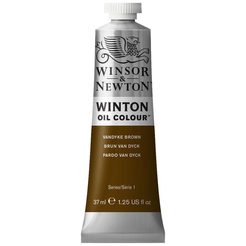 Winsor & Newton Winton Oil Colour - Tube of 37 ML - Vandyke Brown (676)