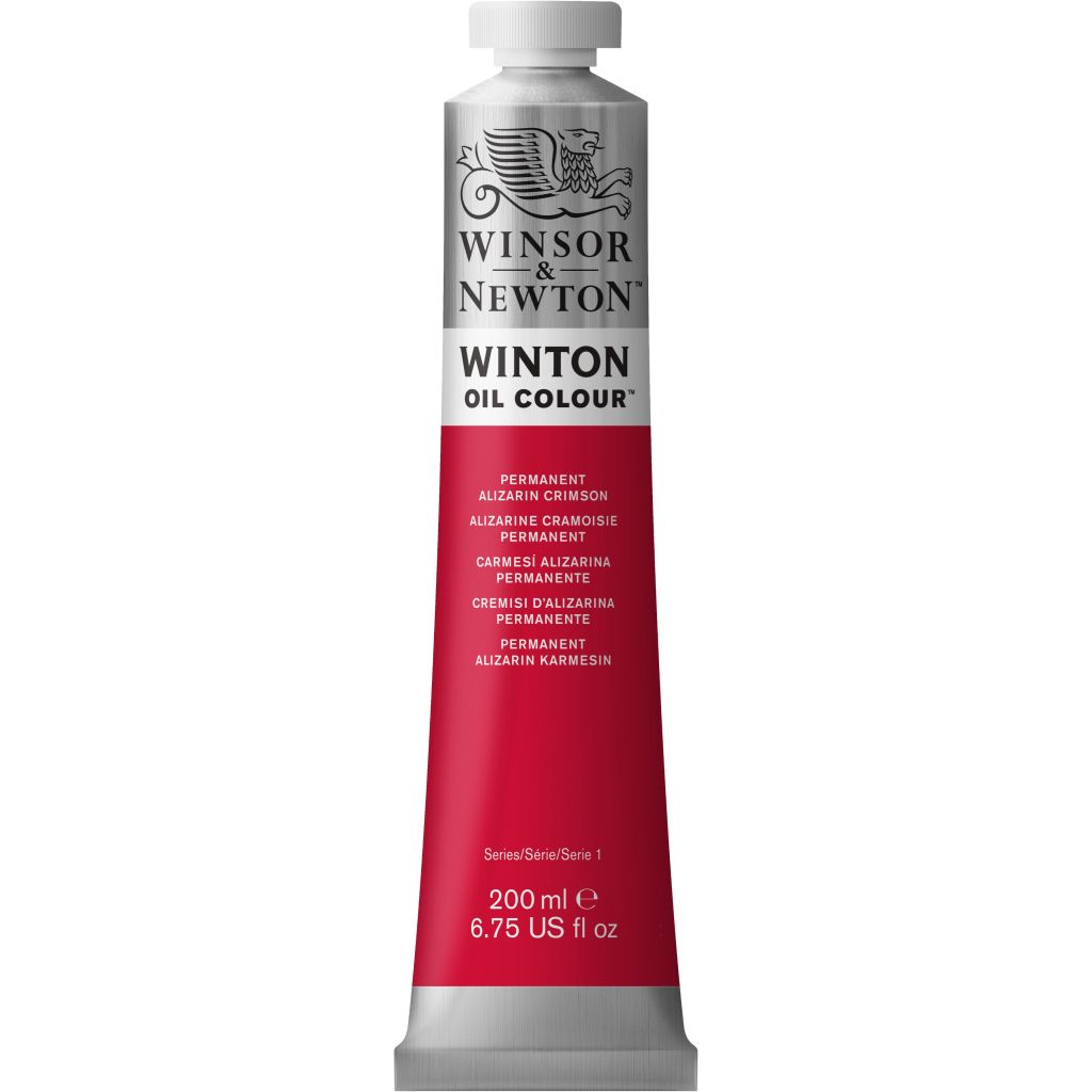 Winsor & Newton Winton Oil Colour - Tube of 200 ML - Permanent Alizarin Crimson (468)