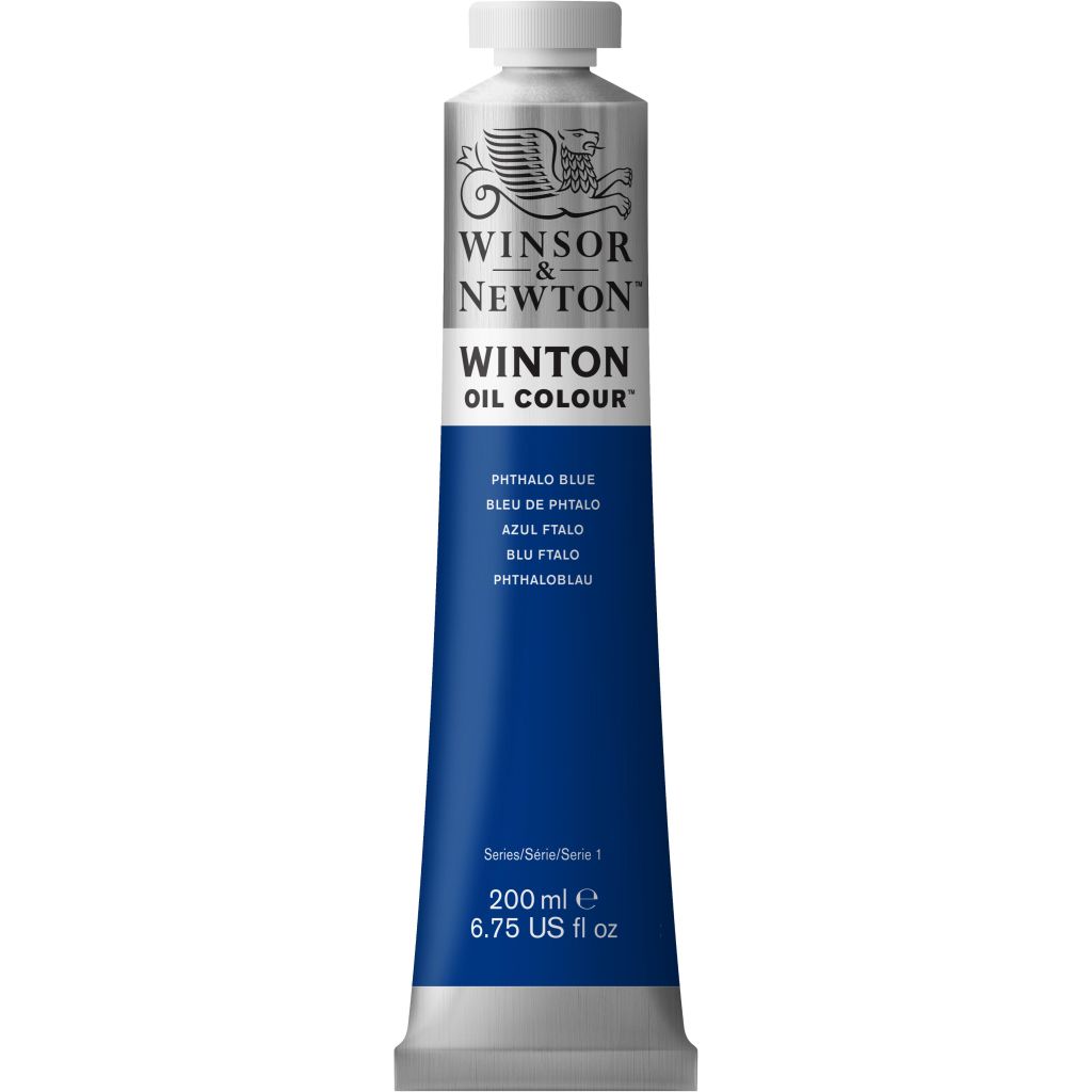 Winsor & Newton Winton Oil Colour - Tube of 200 ML - Phthalo Blue (516)