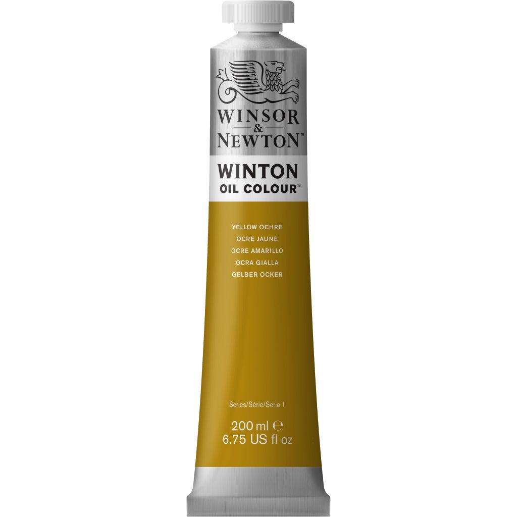 Winsor & Newton Winton Oil Colour - Tube of 200 ML - Yellow Ochre (744)