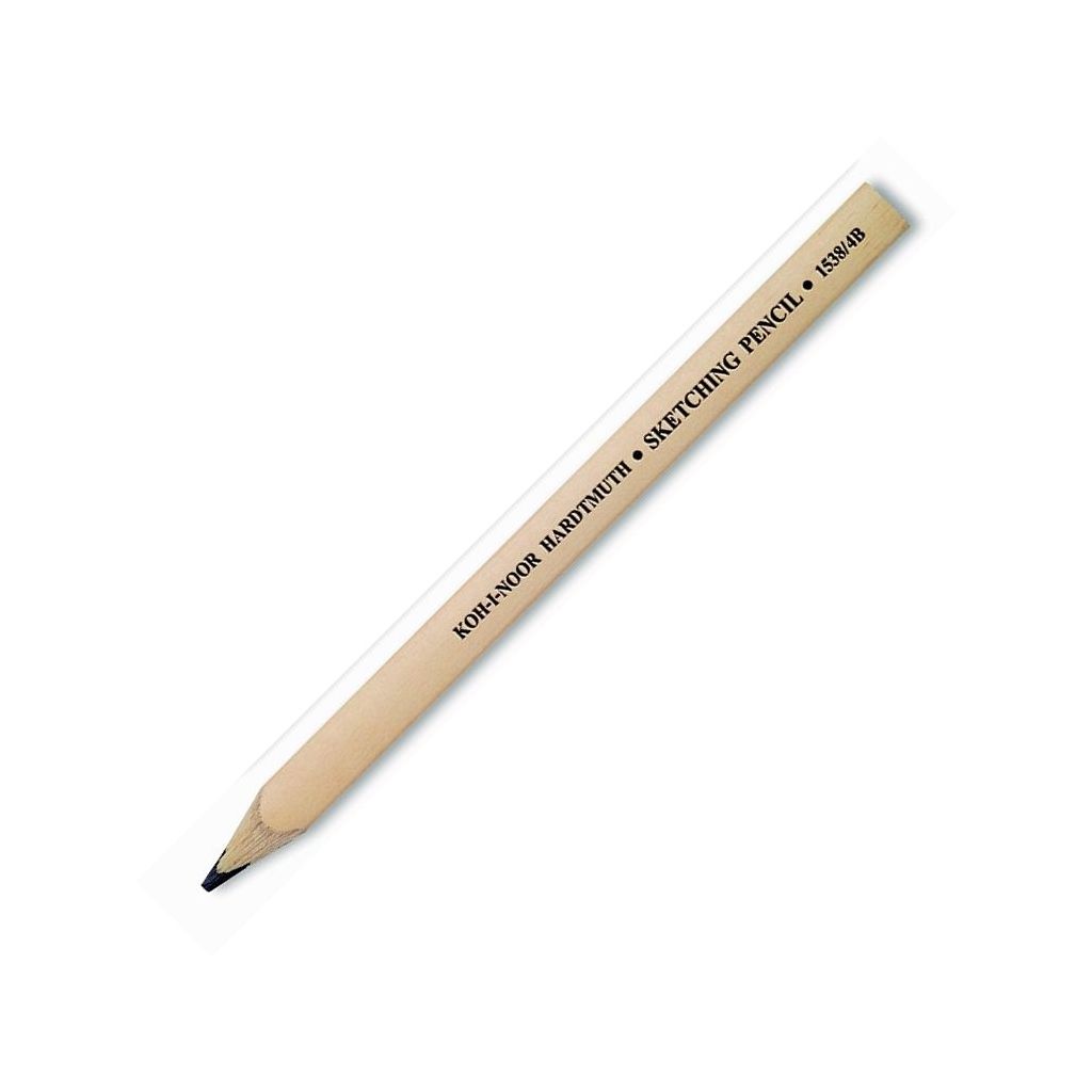 Koh-I-Noor Hardmuth Carpenter Flat Sketching Pencil - 4B