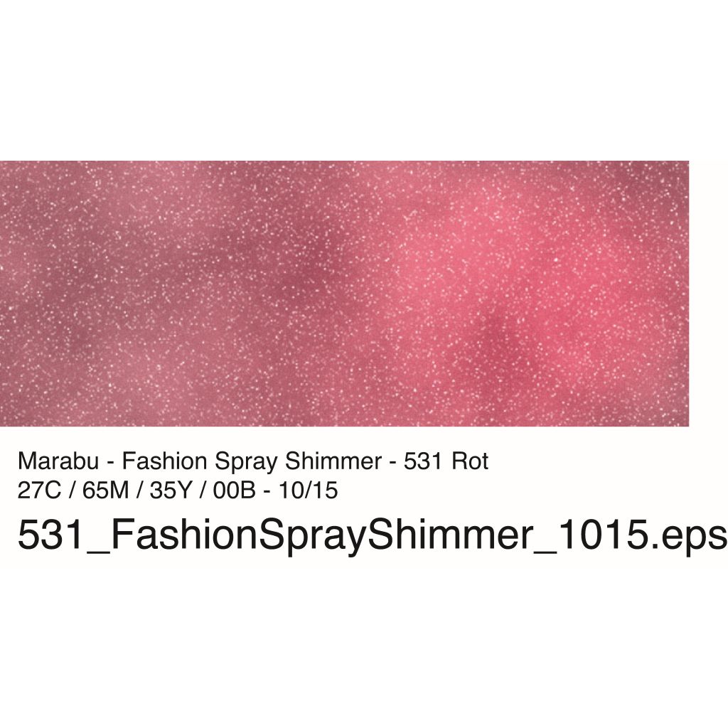 Marabu Fashion-Shimmer - 100 ML Spray Bottle - Red (531)