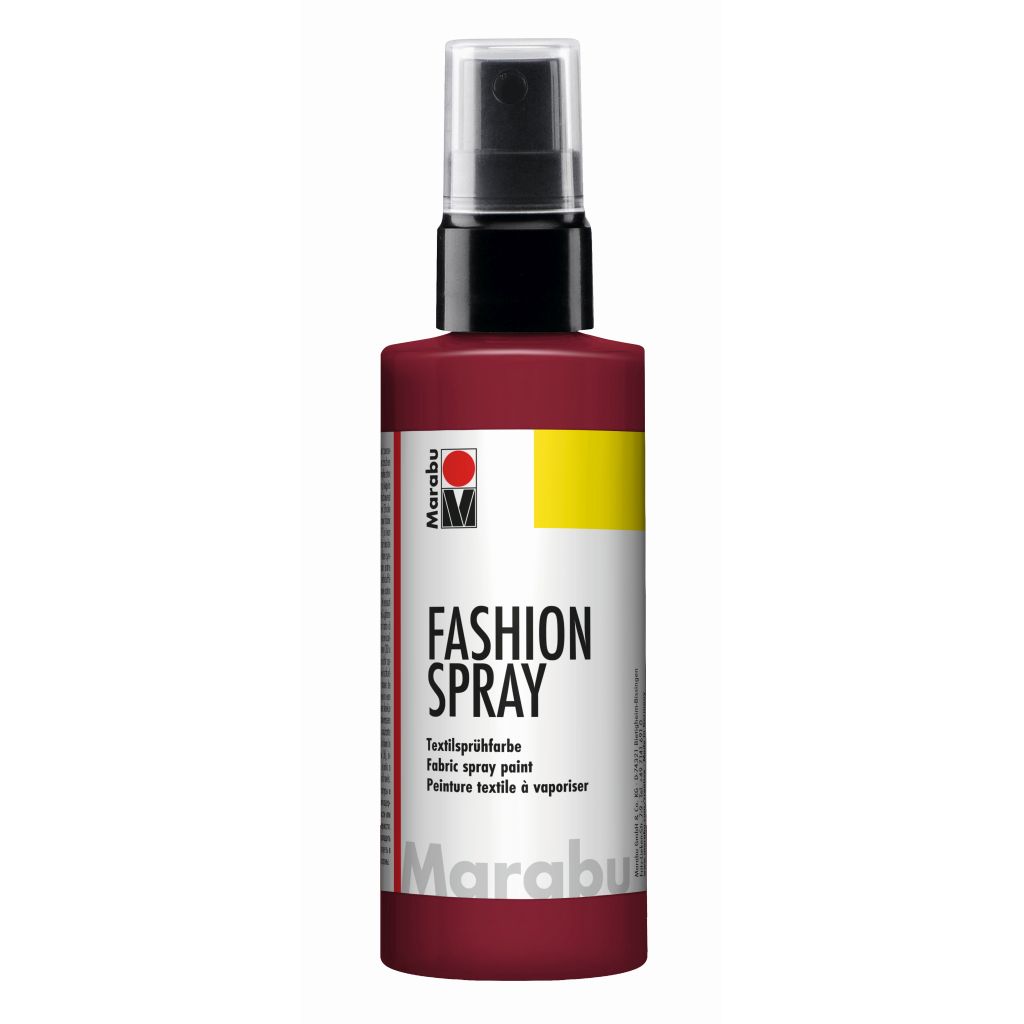 Marabu Fashion Spray - 100 ML Spray Bottle - Bordeaux (034)