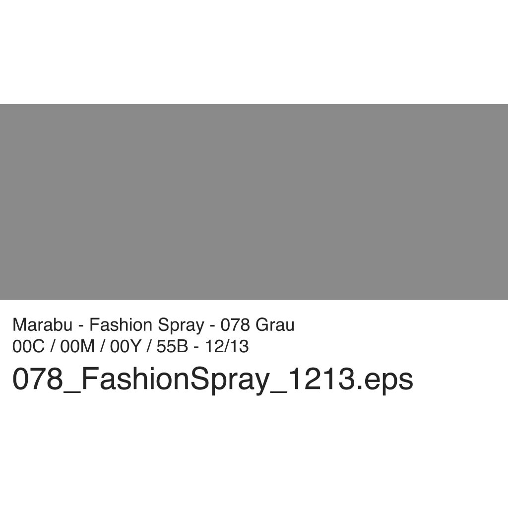 Marabu Fashion Spray - 100 ML Spray Bottle - Grey (078)