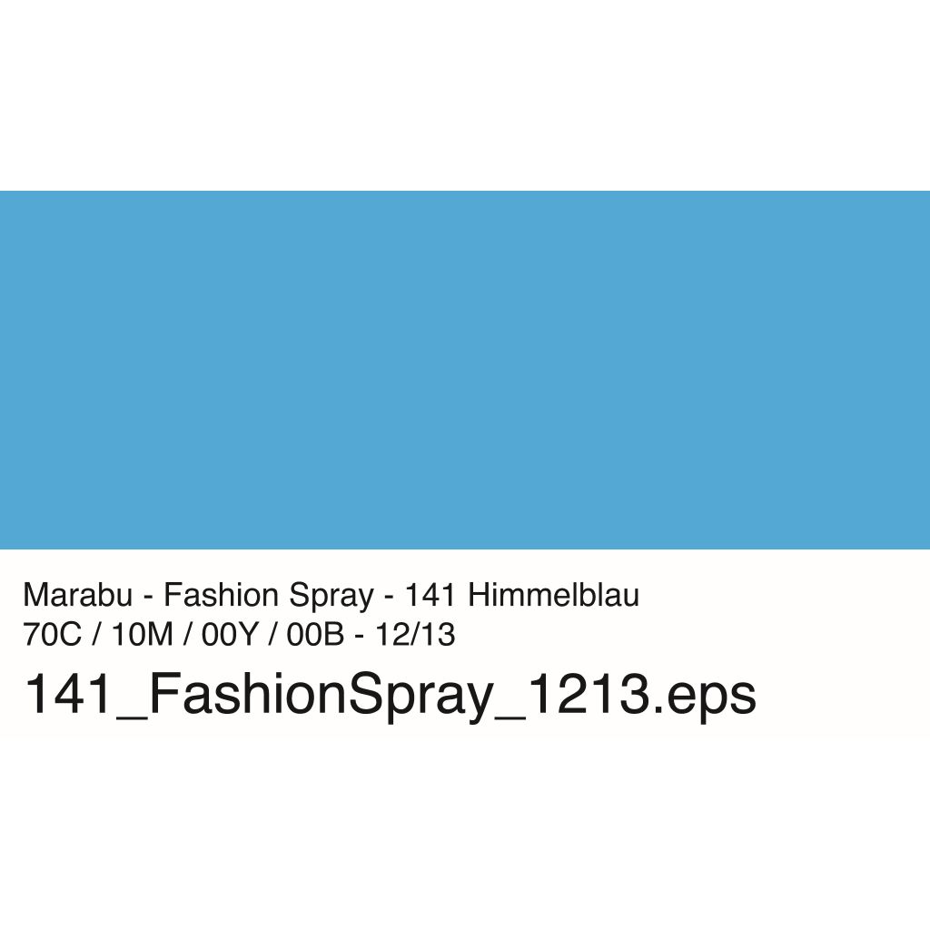 Marabu Fashion Spray - 100 ML Spray Bottle - Sky Blue (141)