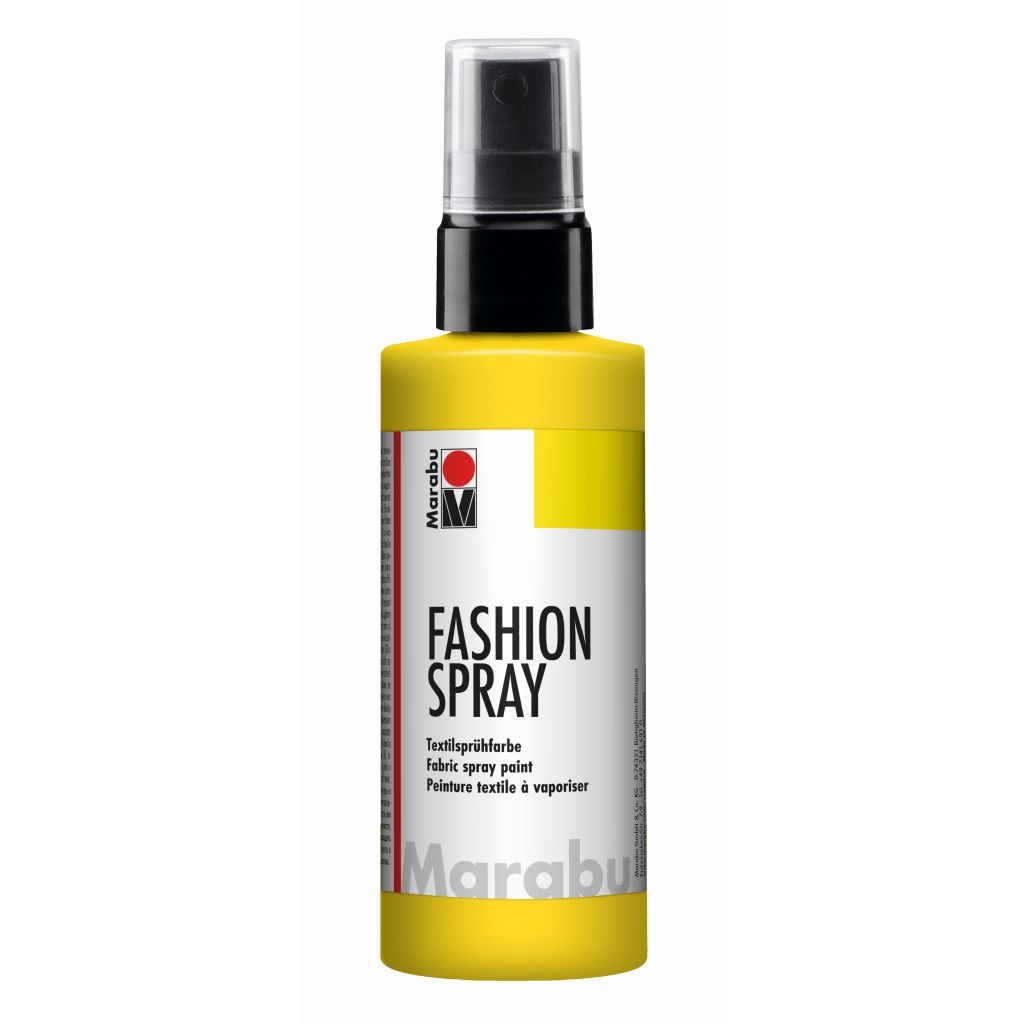 Marabu Fashion Spray - 100 ML Spray Bottle - Sunshine Yellow (220)