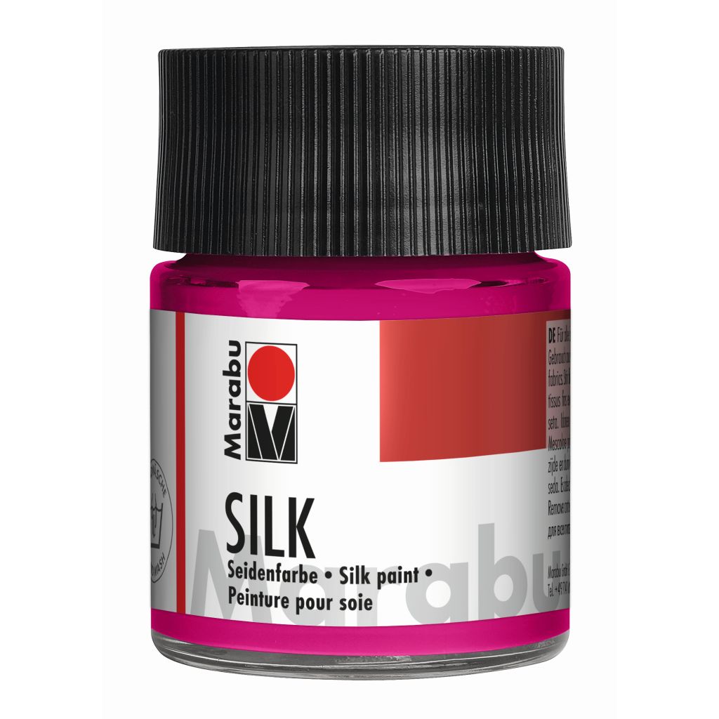 Marabu Silk Paint - Bottle of 50 ML - Raspberry (005)