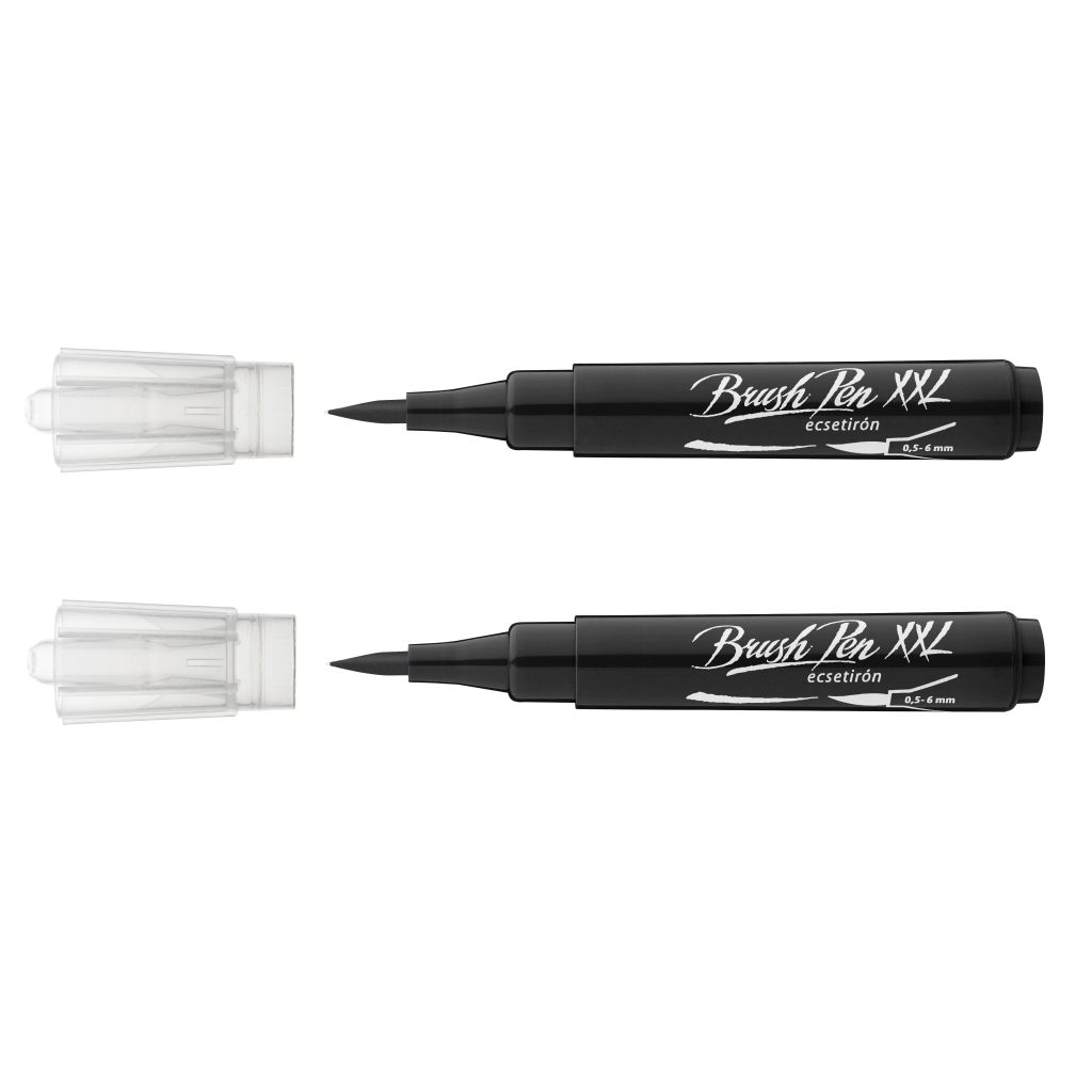 ICO Brushpen XXL - Black - Color No. 12 - Pack of 2