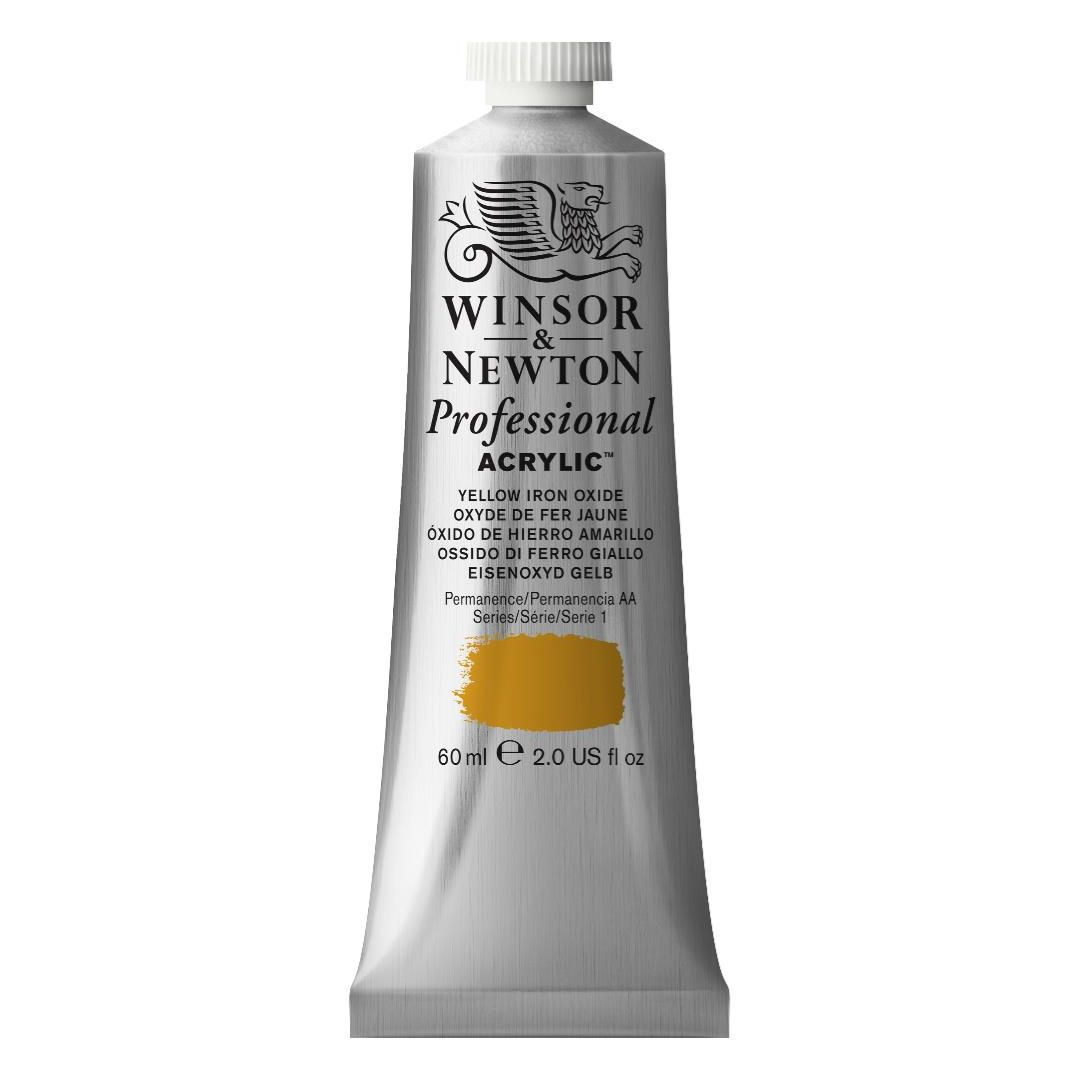 Winsor & Newton Professional Acrylic Colour - Tube of 60 ML - Yellow Iron Oxide (737)