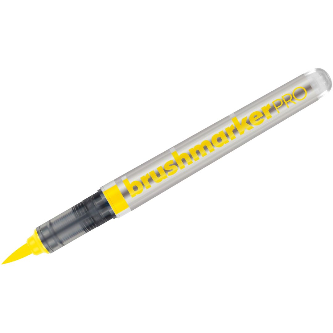 Karin Brushmarker PRO - Water-Based - Brush Tip - Canary (166)