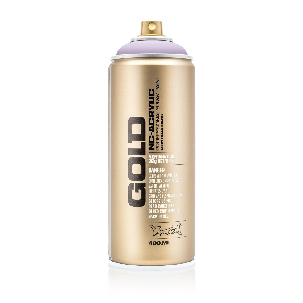 Montana Gold Acrylic Professional Spray Paint - 400 ML Can - White Lilac (G 4100)