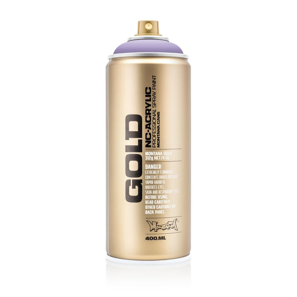 Montana Gold Acrylic Professional Spray Paint - 400 ML Can - Light Lilac (G 4110)